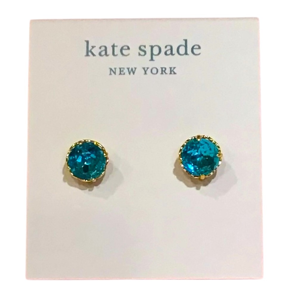 Kate Spade Aquamarine That Sparkle Earrings